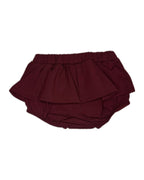 Bloomers, burgundy