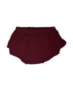 Bloomers, burgundy