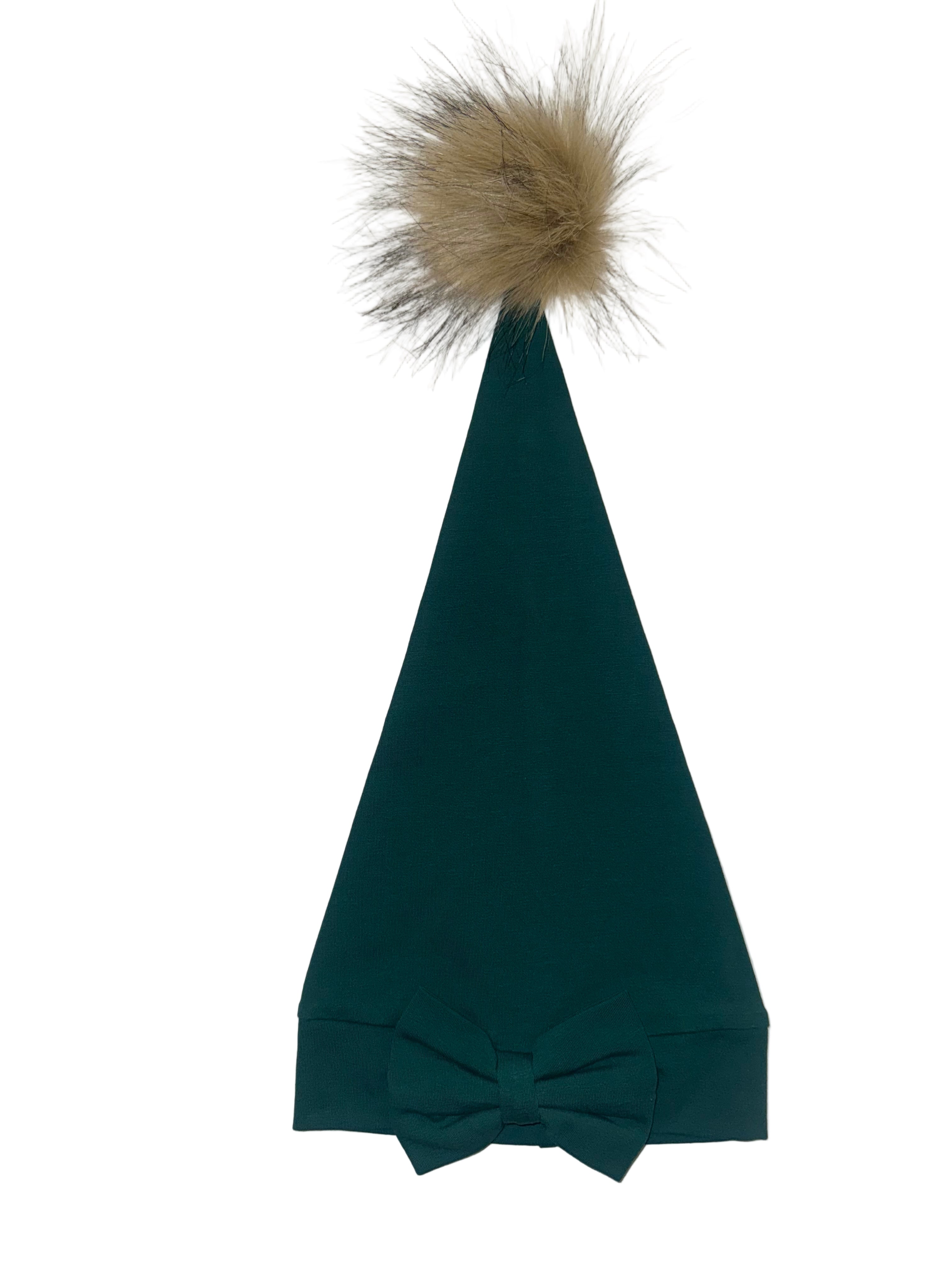 Tonttulakki rusetilla, vihreä