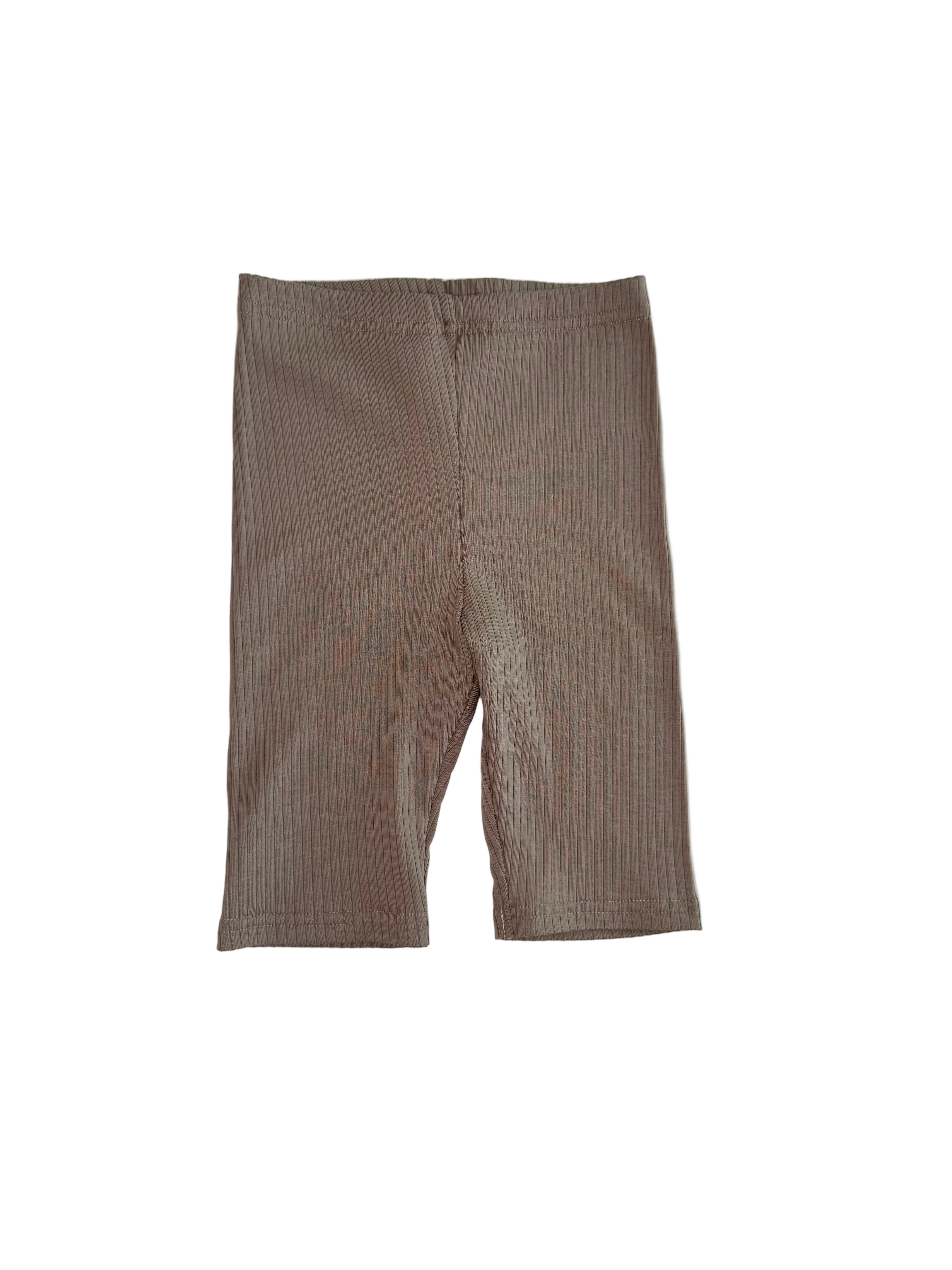 Ribbi biker-shortsit, greige